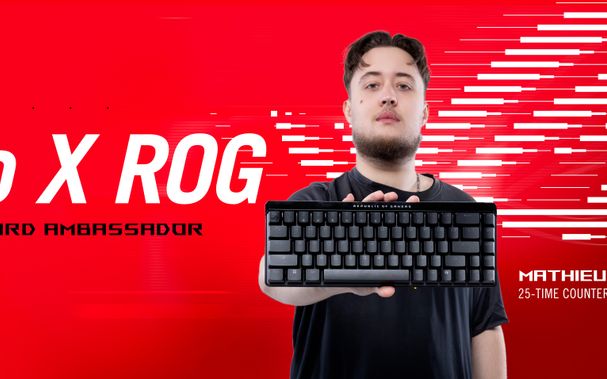 ASUS Republic of Gamers Announces Official Partnership    with Mathieu "ZywOo"  Herbaut 
